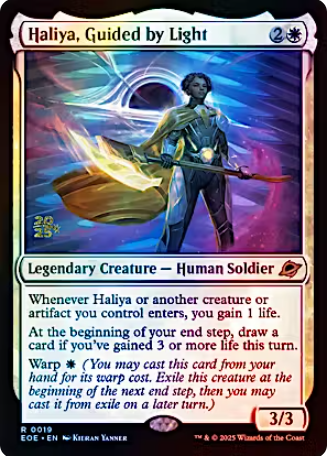 Magic the Gathering - Edge of Eternities - Haliya, Guided by Light (Prerelease FOIL)