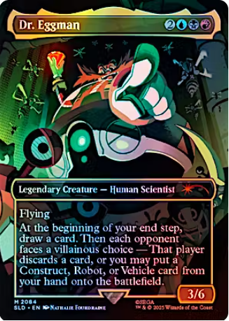 Magic the Gathering - Secret Lair: The Sonic Superdrop - Dr. Eggman FOIL