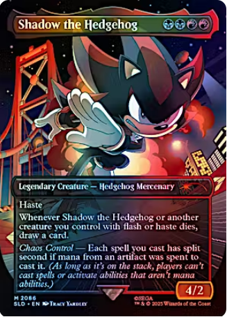 Magic the Gathering - Secret Lair: The Sonic Superdrop - Shadow the Hedgehog FOIL