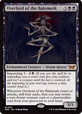 Magic the Gathering - Duskmourn: House of Horror - Overlord of the Balemurk