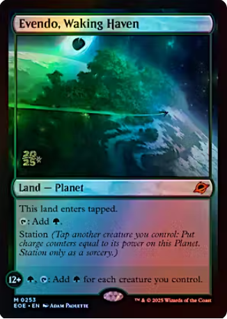 Magic the Gathering - Edge of Eternities - Evendo, Waking Haven (Prerelease FOIL)