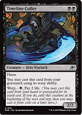 Magic the Gathering - Edge of Eternities - Timeline Culler