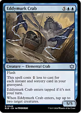 Magic the Gathering - Bloomburrow - Eddymurk Crab