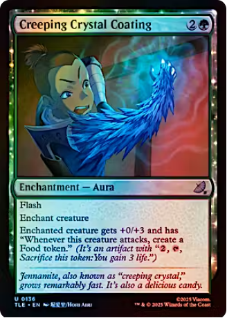 Magic the Gathering - Avatar: The Last Airbender Eternal - Creeping Crystal Coating FOIL
