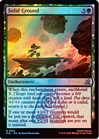 Magic the Gathering - Avatar: The Last Airbender Eternal - Solid Ground FOIL