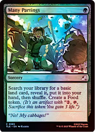 Magic the Gathering - Avatar: The Last Airbender Eternal - Many Partings FOIL