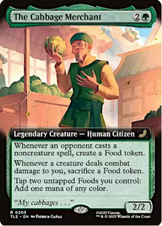 Magic the Gathering - Avatar: The Last Airbender Eternal - The Cabbage Merchant (Extended Art)