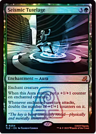 Magic the Gathering - Avatar: The Last Airbender Eternal - Seismic Tutelage FOIL