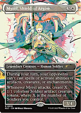 Magic the Gathering - Secret Lair Countdown Kit: An Encyclopedia of Magic - Myrel, Shield of Argive