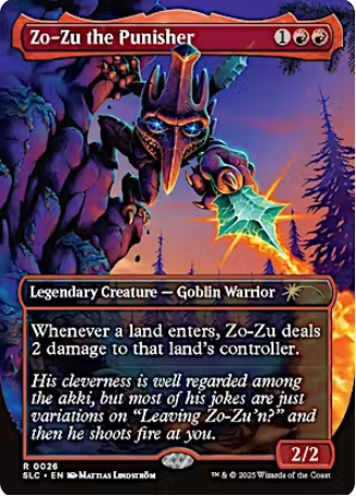 Magic the Gathering - Secret Lair Countdown Kit: An Encyclopedia of Magic - Zo-Zu the Punisher