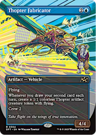Magic the Gathering - Aetherdrift - Thopter Fabricator (Borderless)