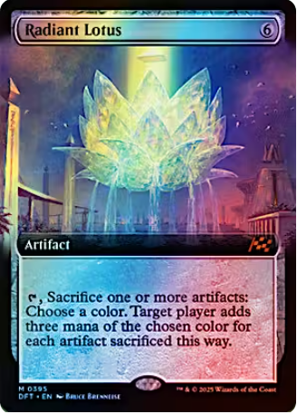 Magic the Gathering - Aetherdrift - Radiant Lotus (Extended Art) FOIL