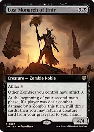 Magic the Gathering - Aetherdrift Commander - Lost Monarch of Ifnir (Extended Art)