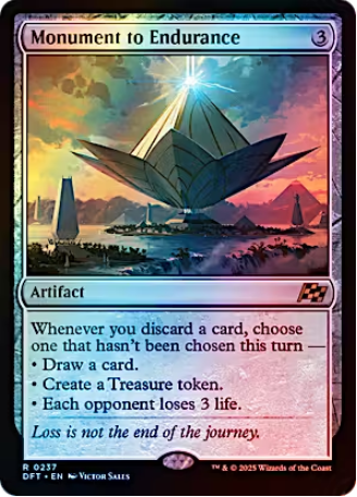 Magic the Gathering - Aetherdrift - Monument to Endurance FOIL