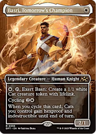 Magic the Gathering - Aetherdrift - Basri, Tomorrow's Champion (Borderless)