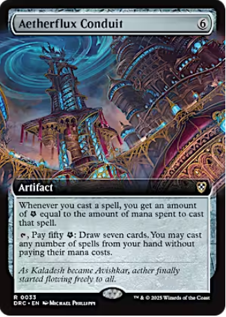 Magic the Gathering - Aetherdrift Commander - Aetherflux Conduit (Extended Art)