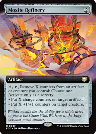 Magic the Gathering - Edge of Eternities Commander - Moxite Refinery (Extended Art)