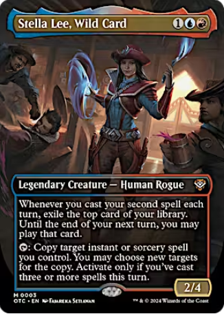 Magic the Gathering - Outlaws of Thunder Junction: Commander - Stella Lee, Wild Card