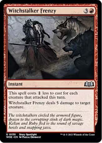 Magic the Gathering - Wilds of Eldraine - Witchstalker Frenzy