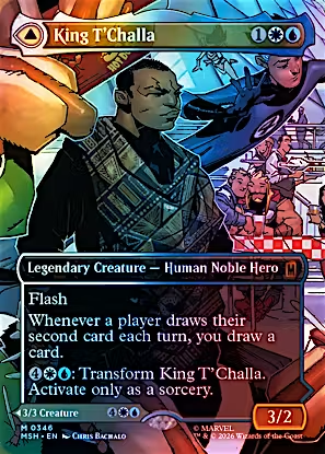 Magic: The Gathering - Marvel Super Heroes - King T'Challa // Black Panther, Hope Enduring (346) Foil