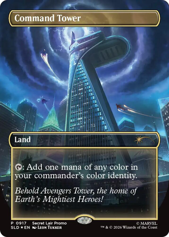 Magic: The Gathering - Secret Lair Drop - Command Tower (0917) Foil