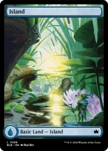 Magic the Gathering - Bloomburrow - Island (266) (Full Art) FOIL