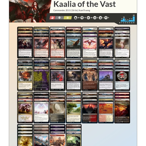 Magic the Gathering - Commander Deck - Kaalia of the Vast