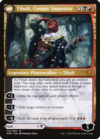 Magic: The Gathering - Kaldheim - Valki, God of Lies // Tibalt, Cosmic Impostor (114)