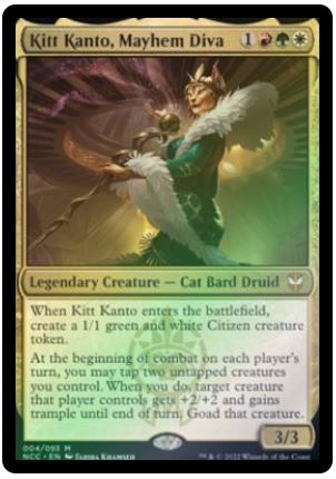 Magic the Gathering - Streets of New Capenna: Commander Decks - Kitt Kanto, Mayhem Diva -  Foil