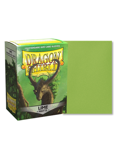 Bọc bài Dragon Shield Sleeve - Matte Standard Size 100 - Lime