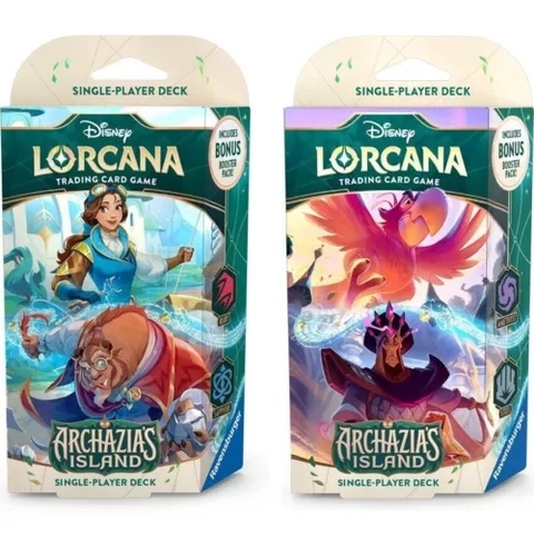 Disney Lorcana - Archazia's Island - Starter Deck Set (2 Decks)