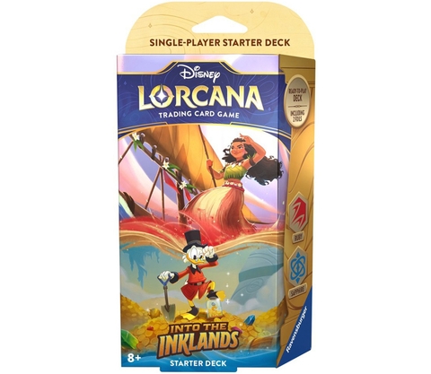 Disney Lorcana - Into the Inklands - Starter Deck Set - Ruby & Sapphire