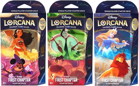 Disney Lorcana - The First Chapter - Starter Deck Set (3 Decks)