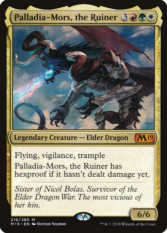 Magic the Gathering - Core Set 2019 - Palladia-Mors, the Ruiner