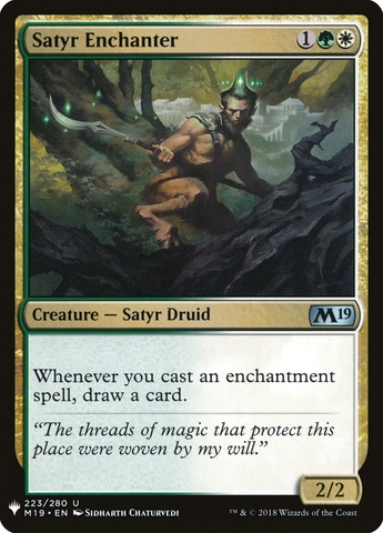 Magic the Gathering - Mystery Booster/The List - Satyr Enchanter