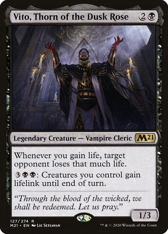 Magic the Gathering - Core Set 2021 - Vito, Thorn of the Dusk Rose