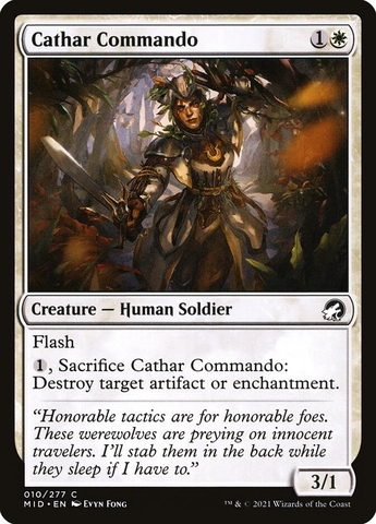Magic the Gathering - Innistrad: Midnight Hunt  - Cathar Commando