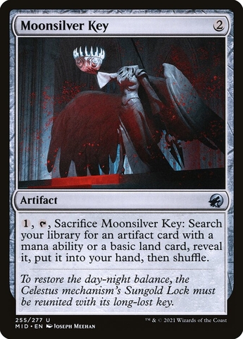 Magic the Gathering  - Innistrad: Midnight Hunt - Moonsilver Key