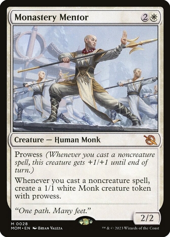 Magic the Gathering - March of the Machine - Monastery Mentor