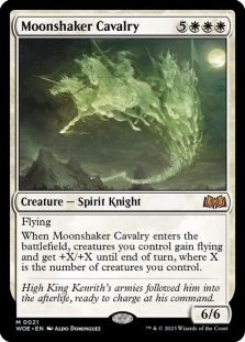 Magic the Gathering - Wilds of Eldraine - Moonshaker Cavalry
