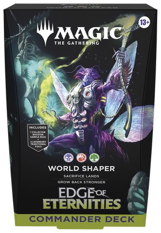 Magic: The Gathering - Edge of Eternities - Commander Deck - World Shaper (Black-Red-Green)