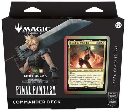 Magic the Gathering - Final Fantasy - Commander Deck - Limit Break (White, Green, Red)