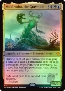 Magic the Gathering - Foundations - Muldrotha, the Gravetide (Prerelease FOIL)