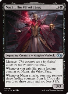 Magic the Gathering - Foundations Jumpstart (Jumpstart 2025) - Nazar, the Velvet Fang
