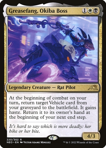 Magic the Gathering - Kamigawa: Neon Dynasty - Greasefang, Okiba Boss