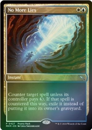 Magic the Gathering - Murders at Karlov Manor - No More Lies (Promo Pack) FOIL