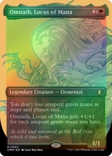 Magic the Gathering - Commander Masters - Omnath, Locus of Mana (Borderless) FOIL