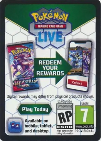 Thẻ code Pokemon TCG (1 thẻ ngẫu nhiên)