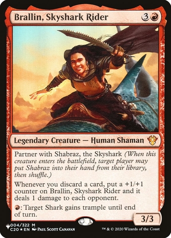 Magic the Gathering - Mystery Booster/The List - Brallin, Skyshark Rider