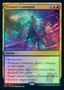 Magic: The Gathering - Strixhaven: School of Mages - Prismari Command (214) Foil
